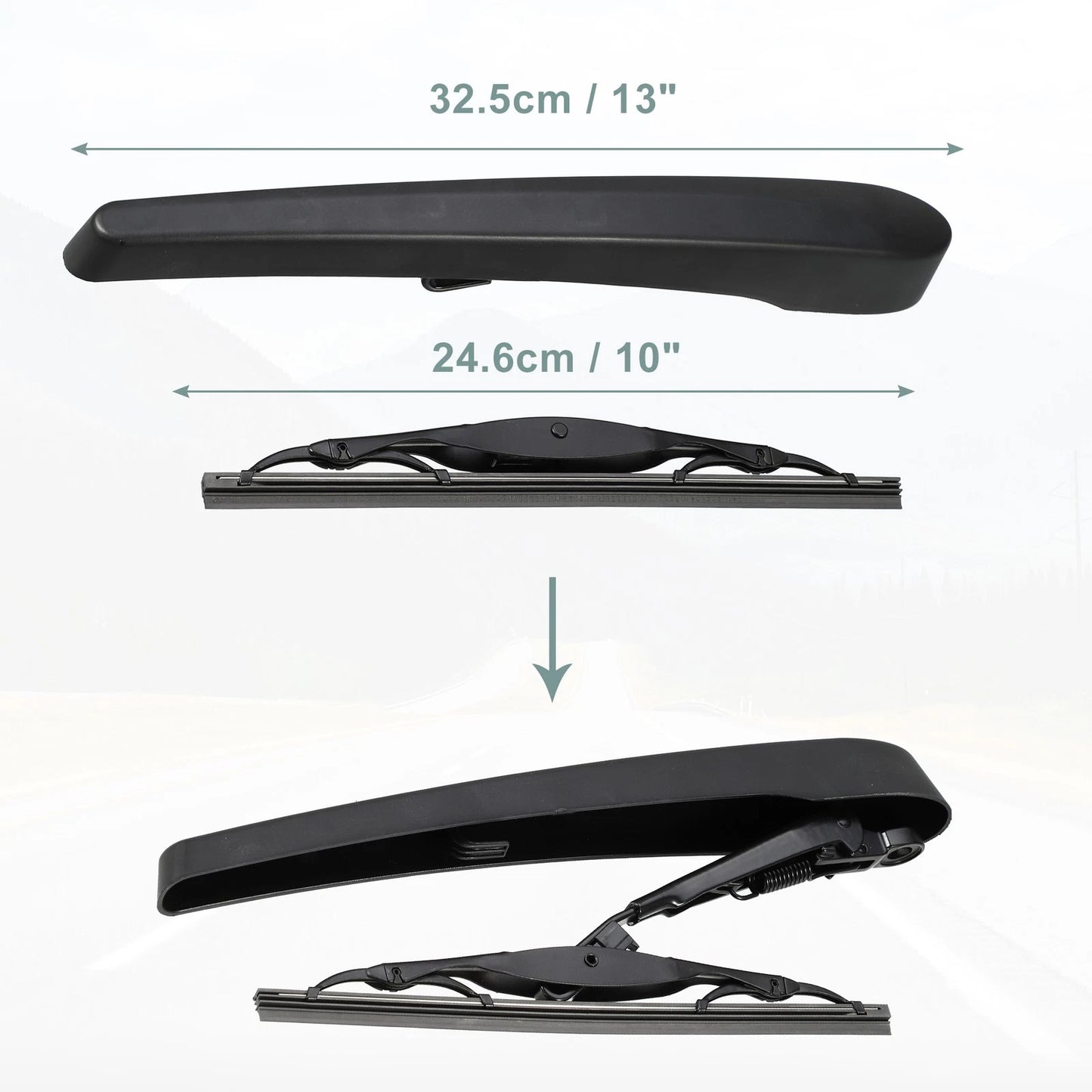 Rear Windshield Wiper Arm Set for Buick Encore Chevrolet Trax (2013–2020)