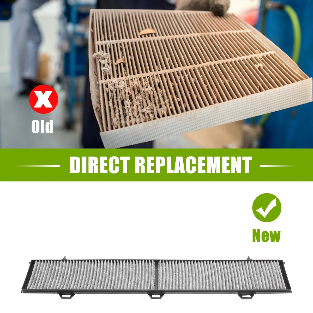 Cabin Air Filter 64319142115 for BMW 1 Series M, 128i (2008-2013)