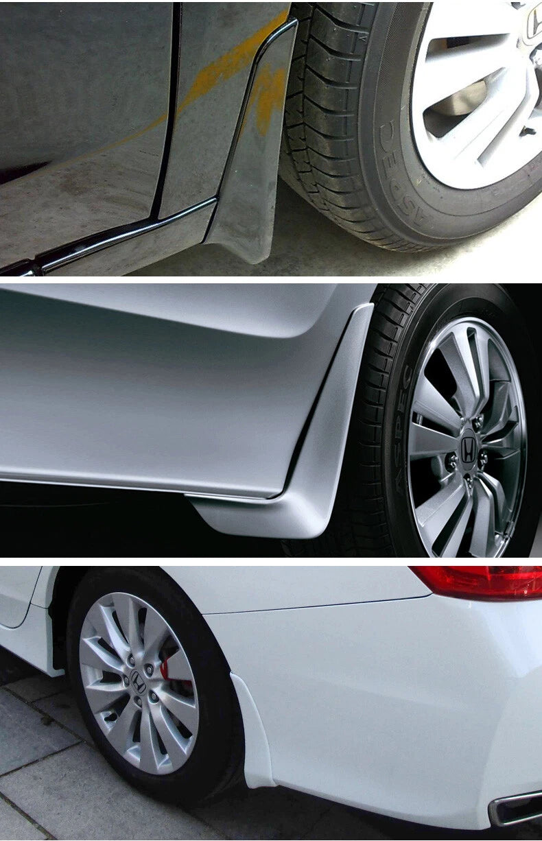 Mud Flap Splash Guard / 4 x / White Fresh Powder for Nissan Sentra (2020–2024)
