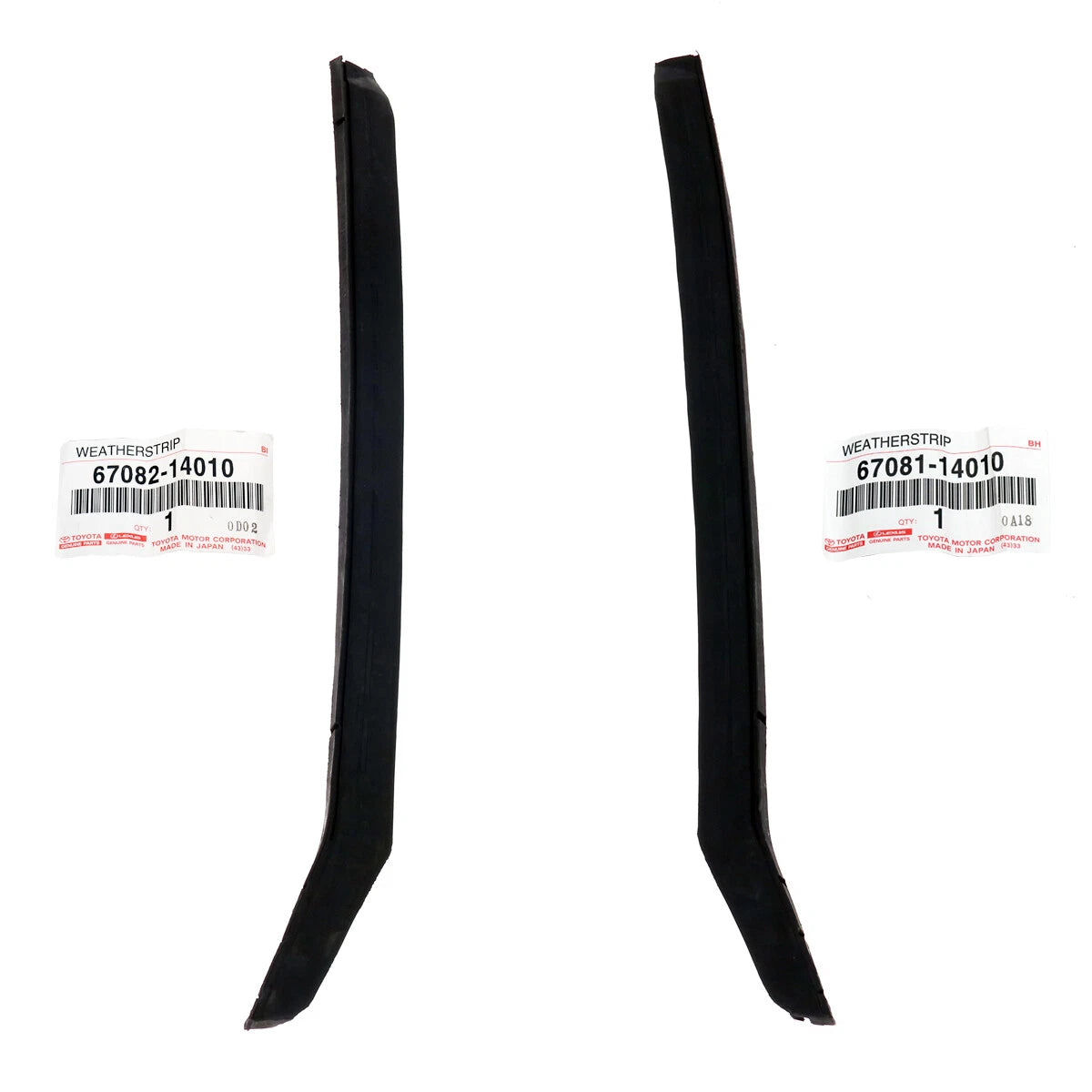 Door Outer Quarter Seal for Toyota Celica 1971-1977