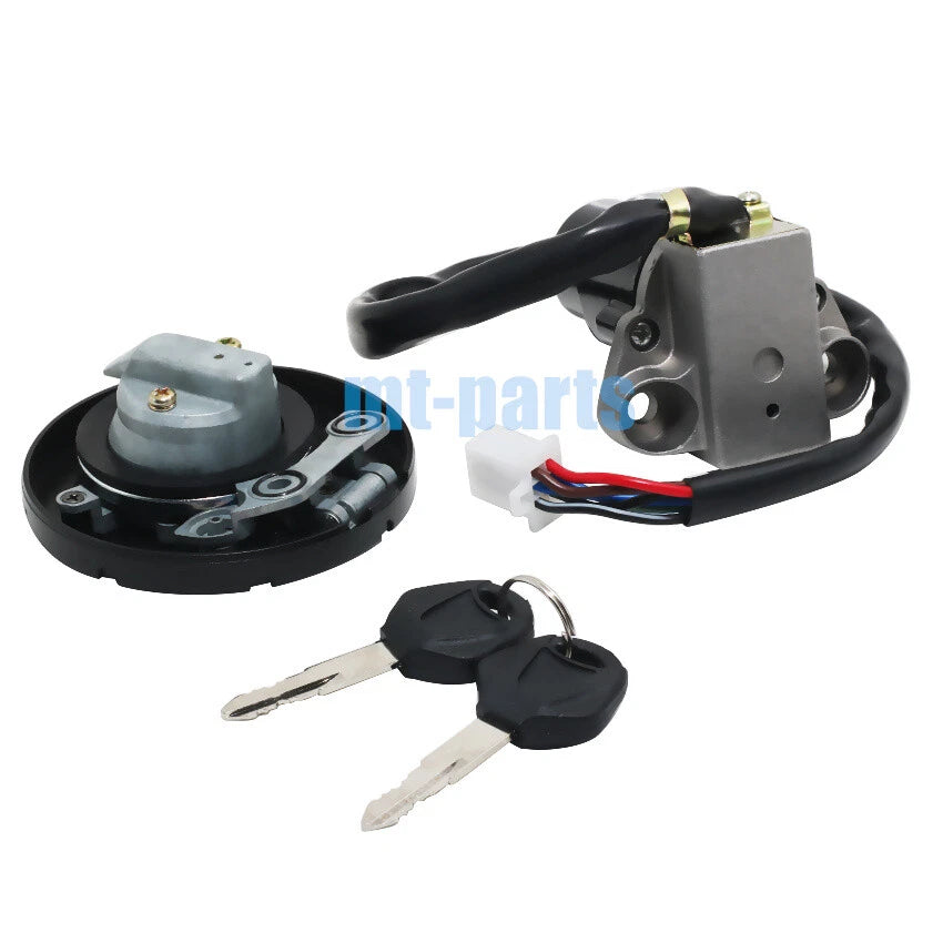 Fuel Cap & Ignition Key Switch Lock for Kawasaki KL250 KLR250 KLR650 (1987-2005)