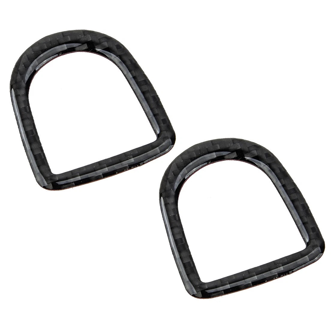 Carbon Fiber Door Lock Pin Covers for Ford Mustang GT (2015-2023)