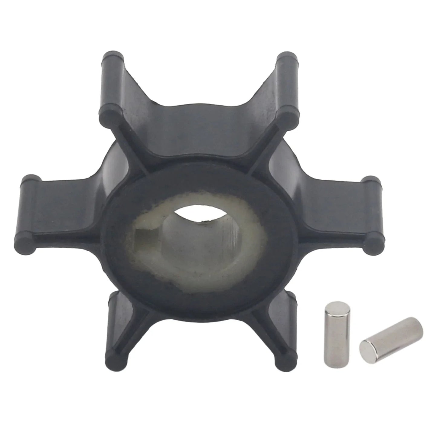 Water Pump Impeller w/Key for Yamaha 2HP Outboard P45 2A/2B/2C