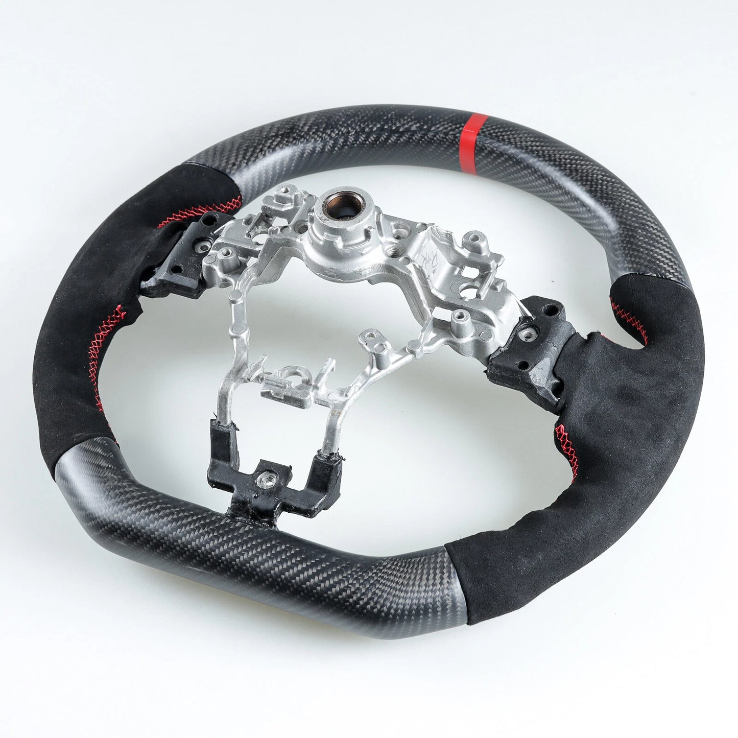 Steering Wheel Suede Matte Black for Subaru WRX STI (2015-2021)