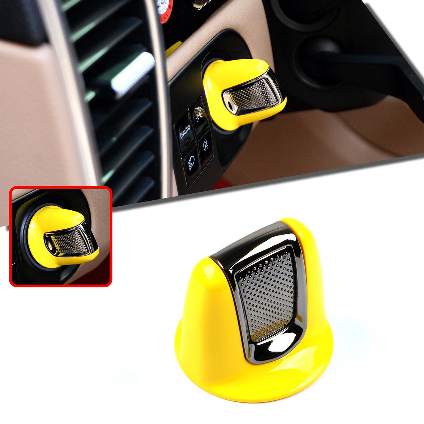 Bracket Key Decorative Cover Case for Porsche Cayenne (2018-2023)