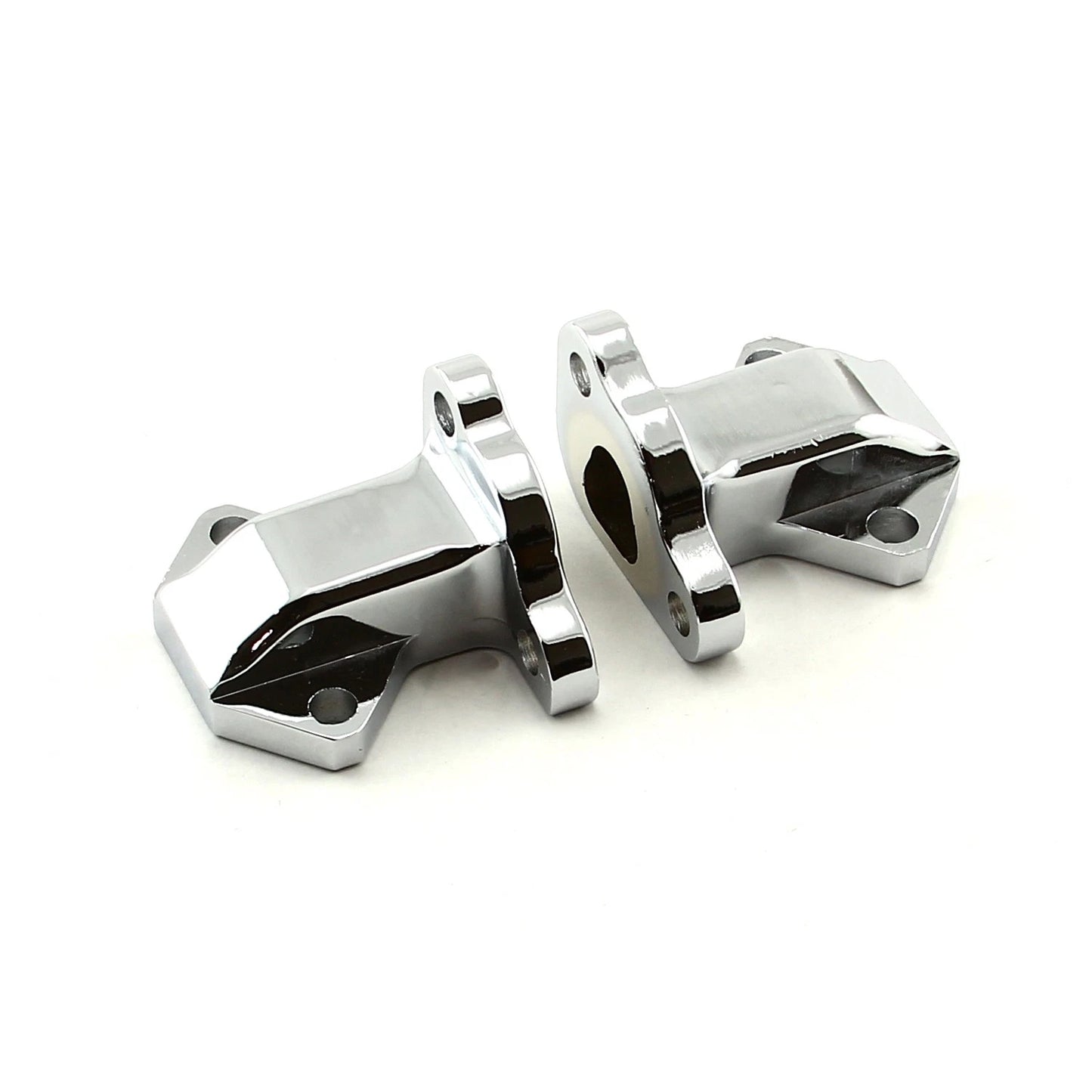 Chrome Electric Water Pump Legs for Ford 302 351C Cleveland (2 Pcs)
