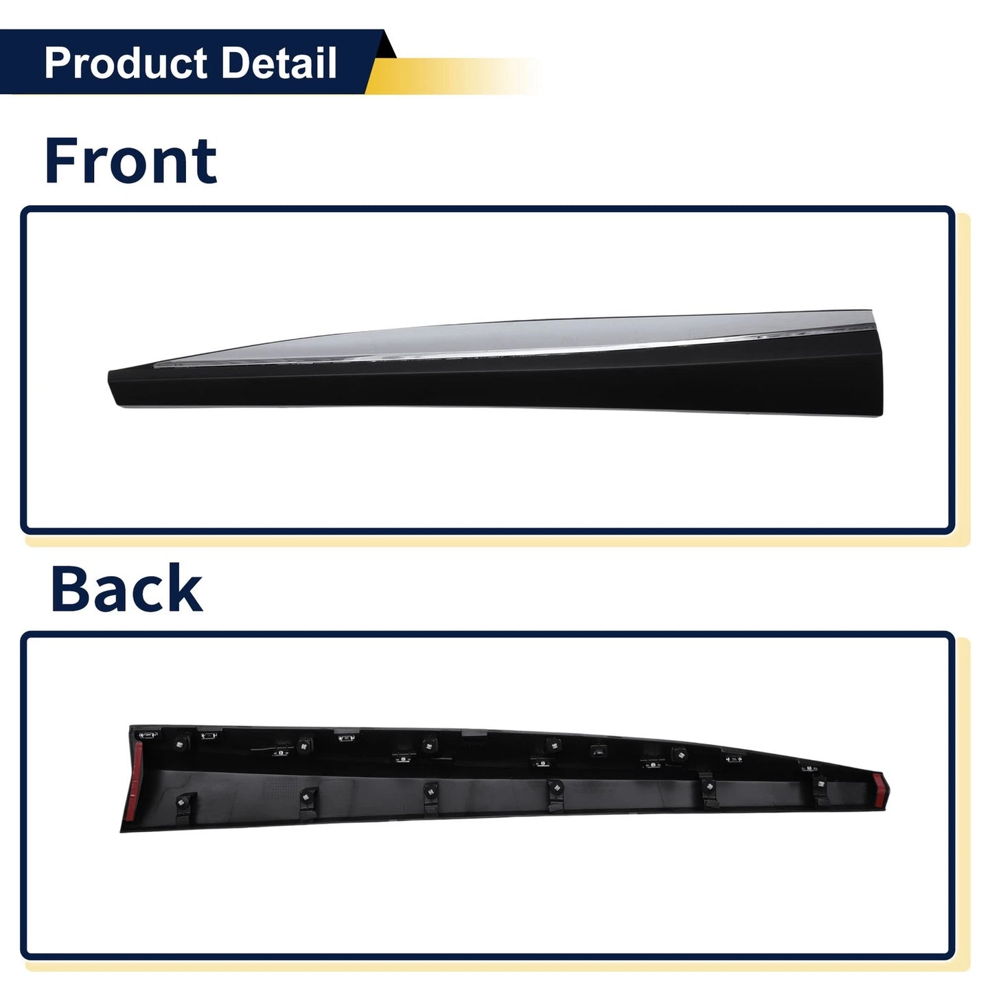 Lower Trim Door Side Front Left for Nissan Murano Platinum SL SV (2003-2022)