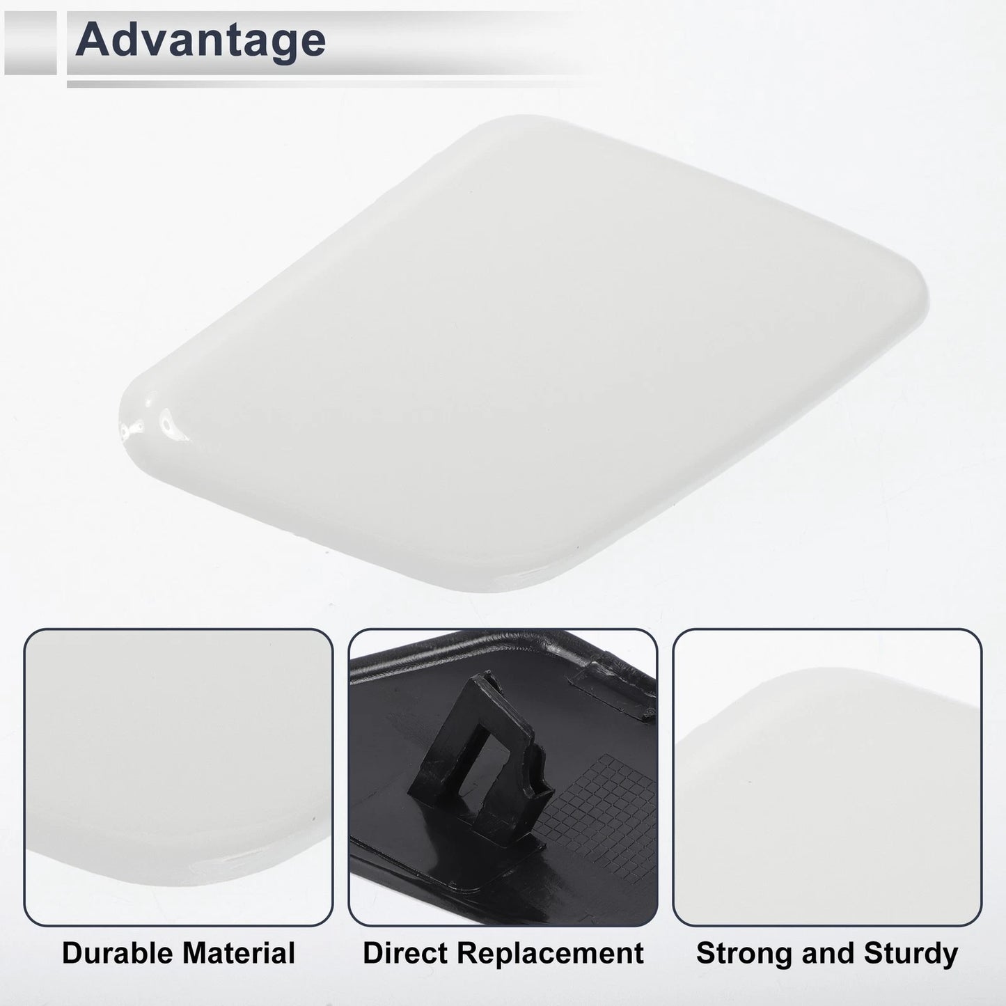 Front Right Bumper Headlight Washer Nozzle Cover for Volvo S40 (2004-2011)