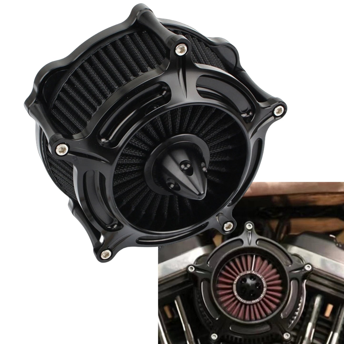 Air Cleaner Intake Filter for Harley Touring (2008-2016), Softail (2016-2017)
