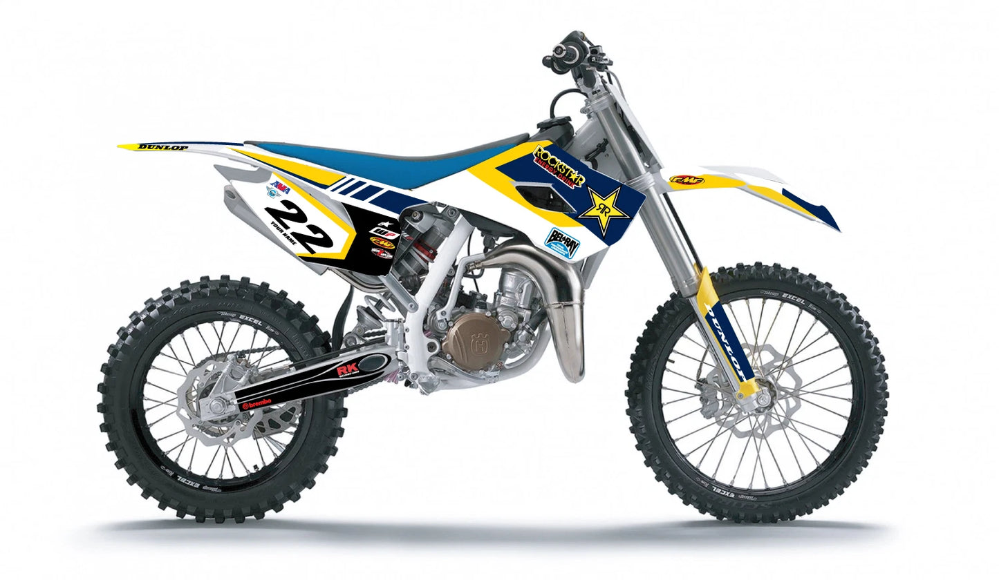 Custom Graphic Kit for Husqvarna TC 85 (2014-2017) - NIMBLE Style Stickers