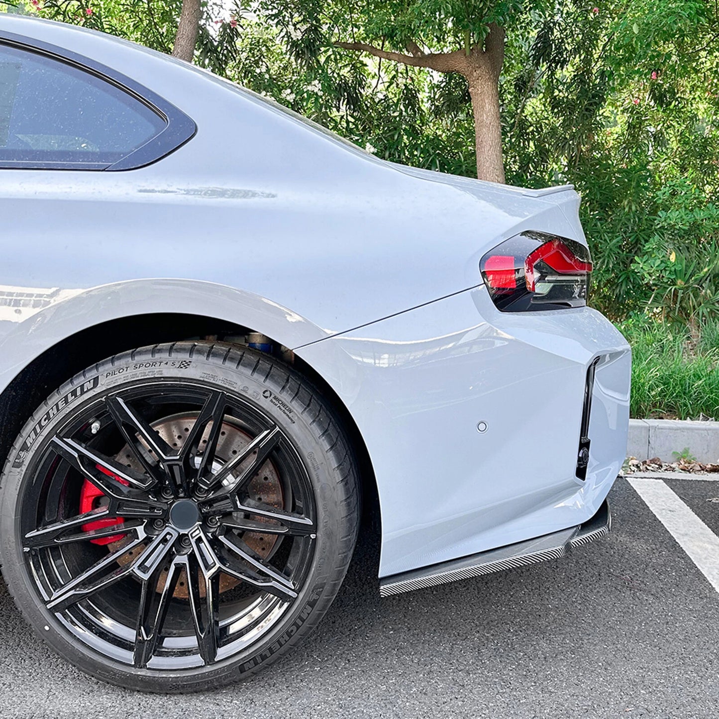 Rear Side Spoiler Air Vent Covers for BMW 2 Series M2 G87 (2023-2025)