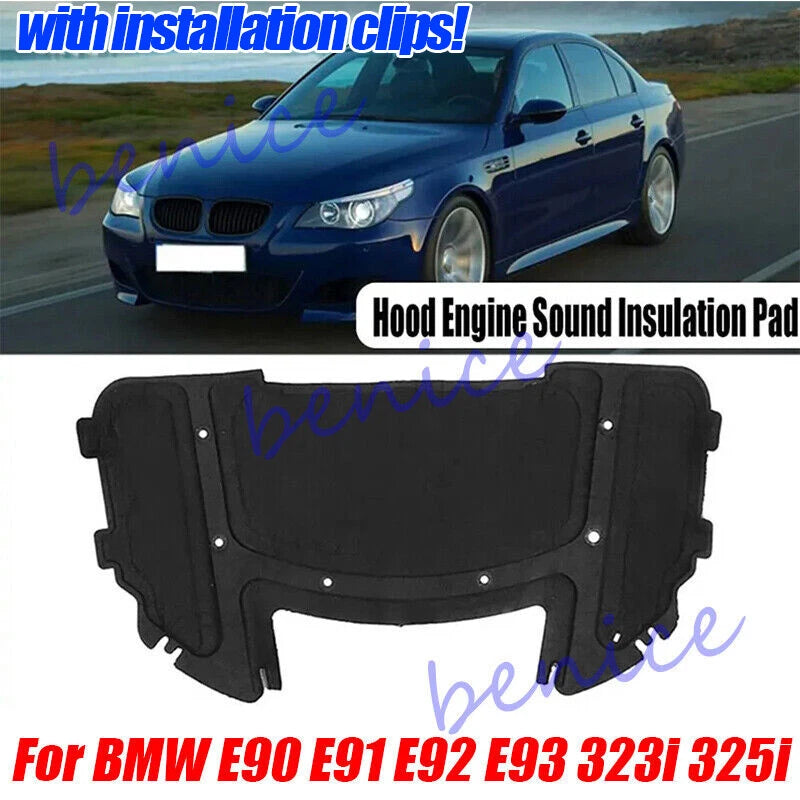 Engine Sound Insulation Pad for BMW E90 E91 E92 E93 (2005–2013)