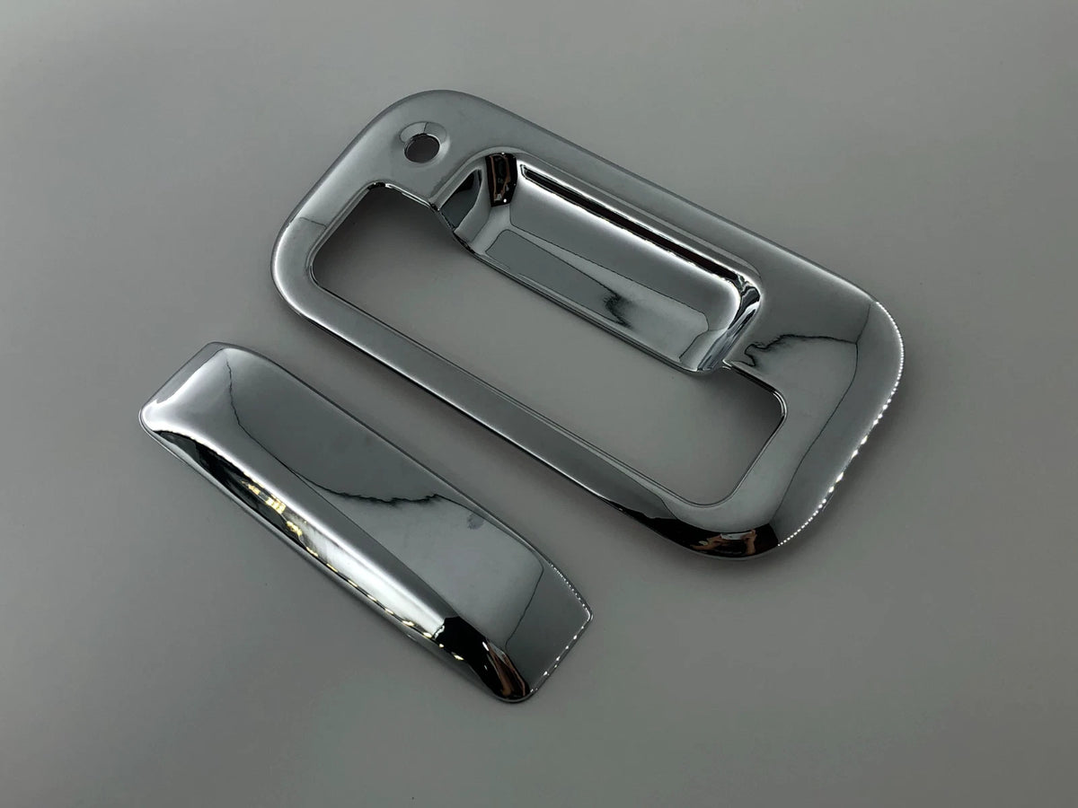 Rear Chrome Tailgate Handle Bowl Lid Cover Trim for Ford F-150 (2004-2014)