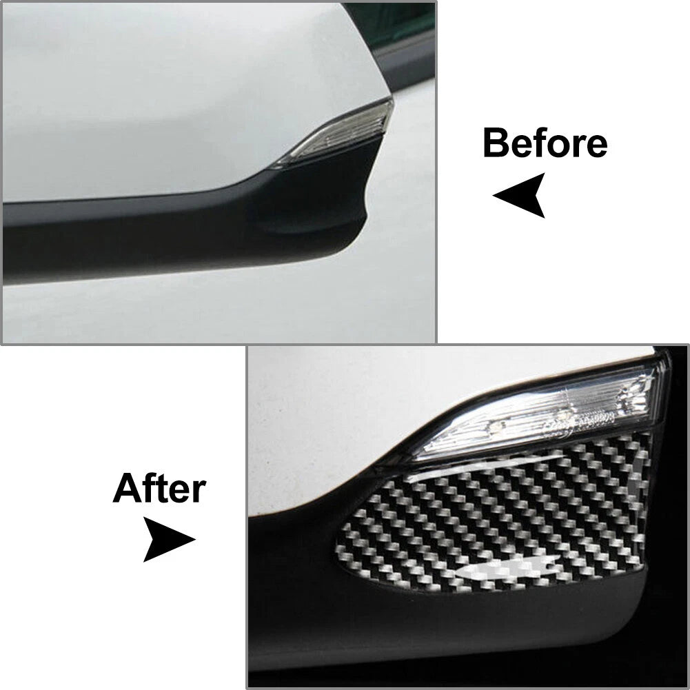 Rear View Side Mirror Cover Trim for Chevrolet Equinox (2018-2021) 2 x Pcs