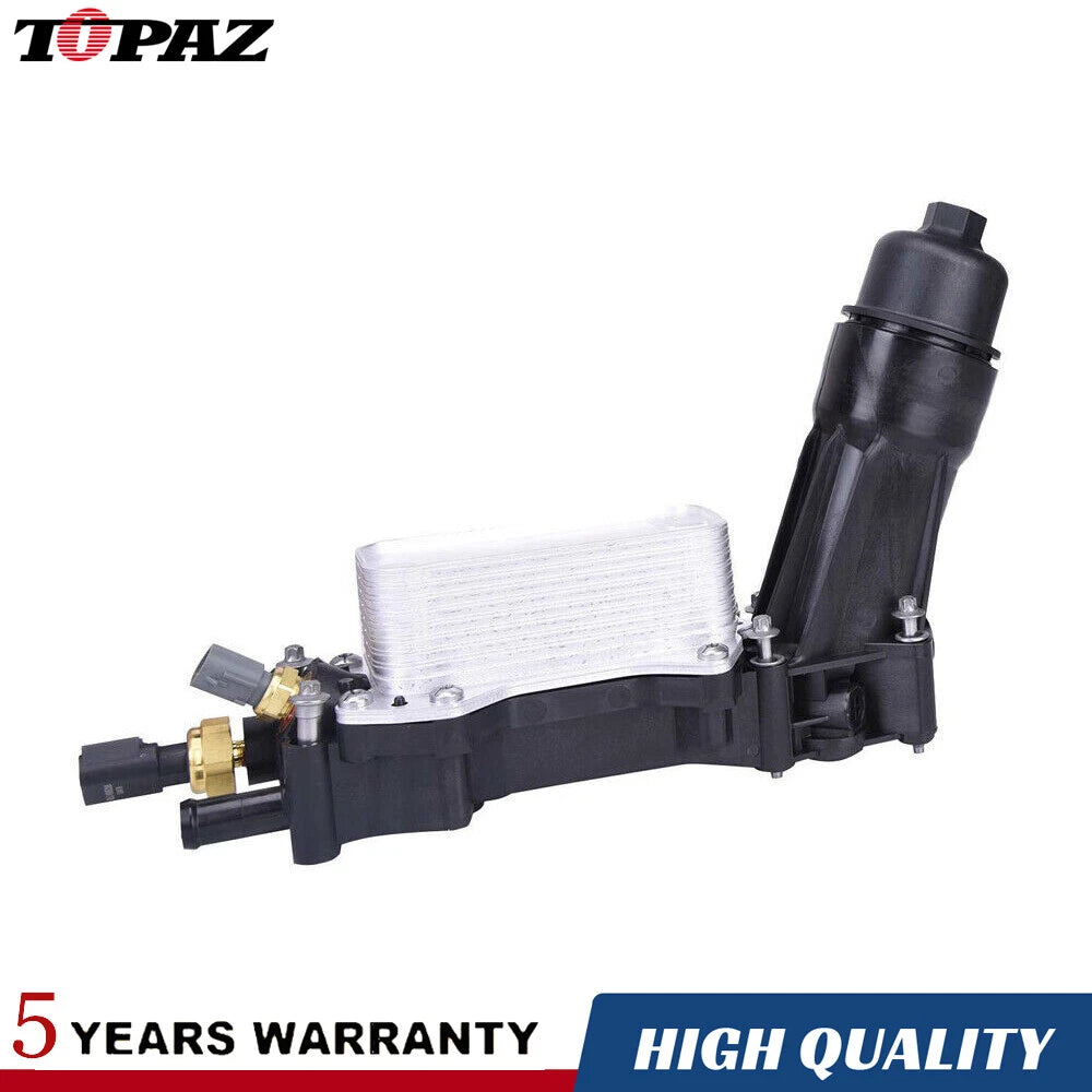 Oil Cooler Filter Adapter with Sensor for Jeep Wrangler, Grand Cherokee, Dodge (2000-2023)