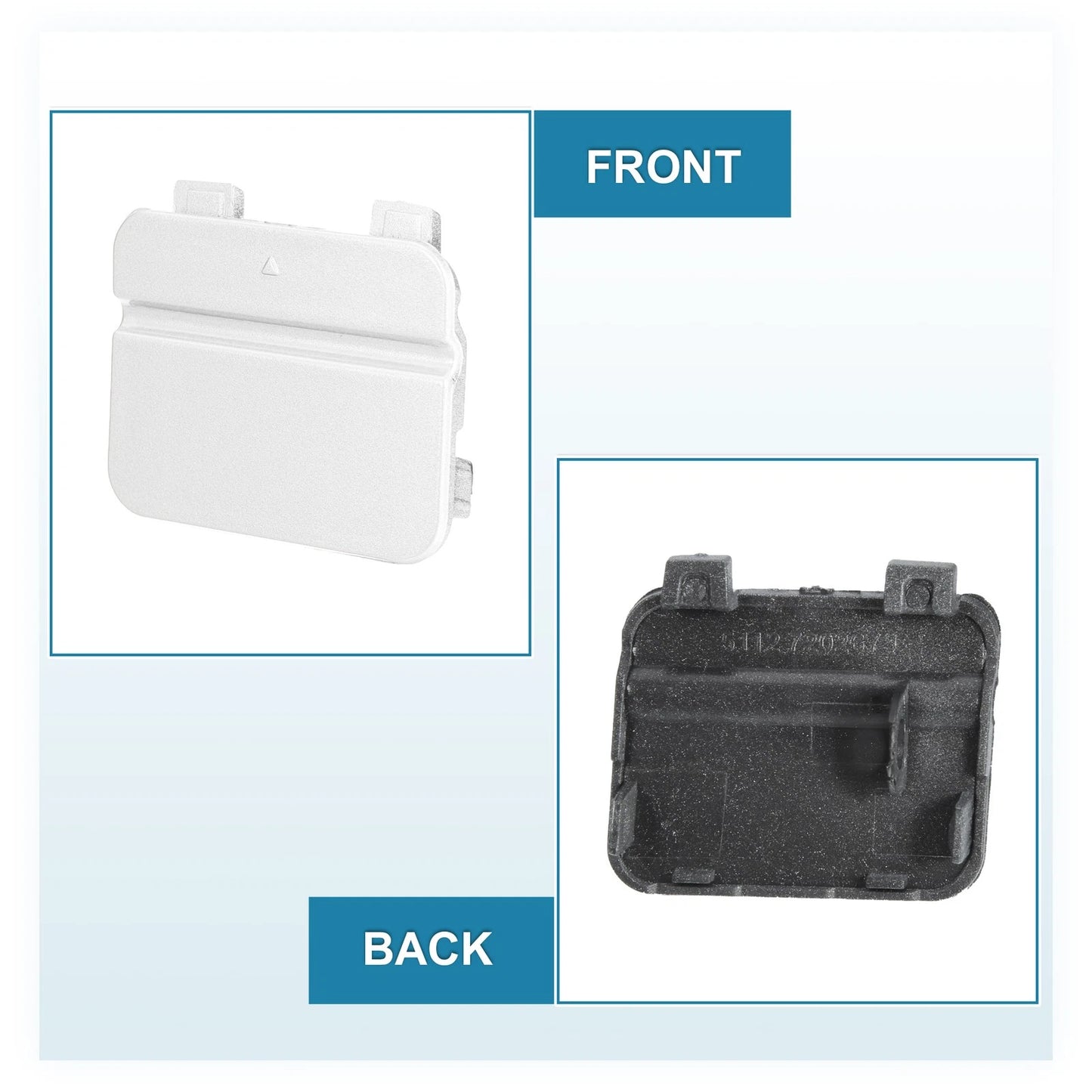 Rear Tow Hook Cover for BMW 3 Series E90 E91 White (2009 - 2012)