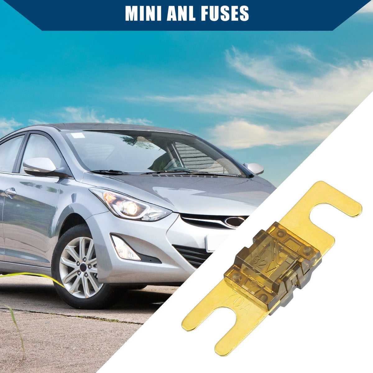 5 x Mini ANL Fuse 70A Audio CD Fuse for Car, Motorcycle, Boat