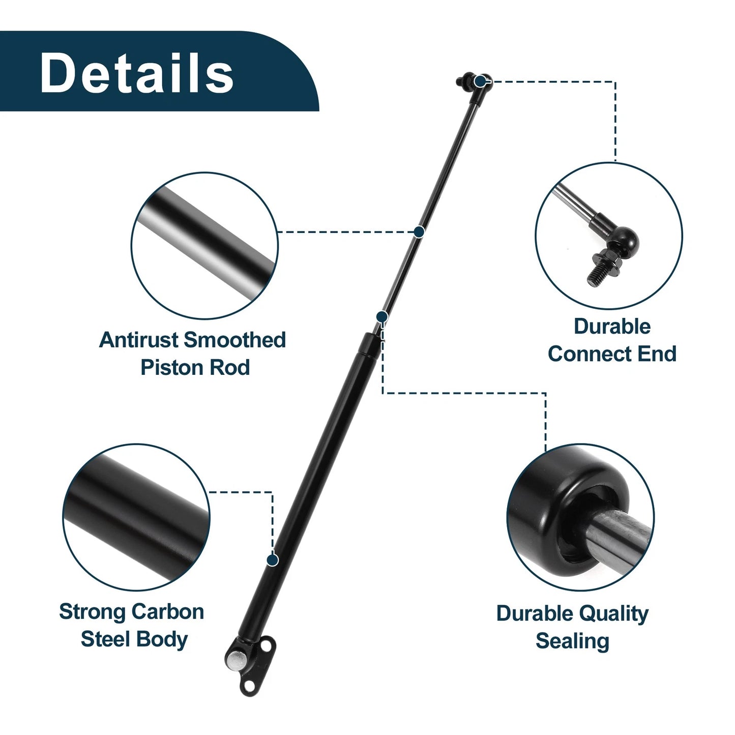 Rear Hatch Lift Supports for Toyota Land Cruiser 100 Series (1998-2007)