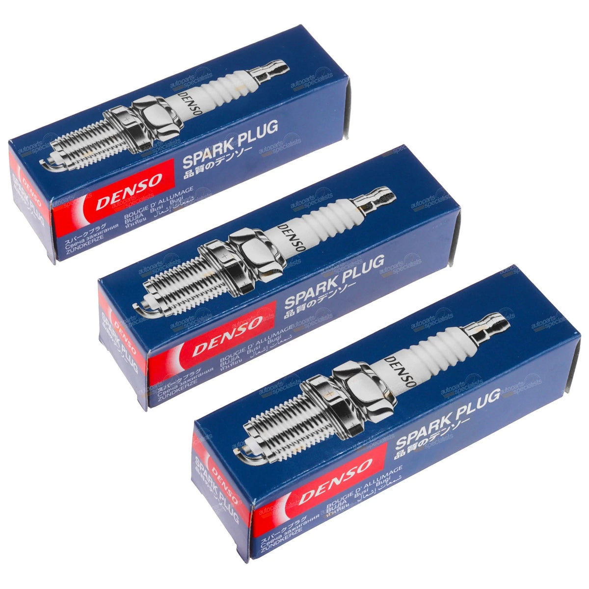 3 x Nickel Spark Plugs for Suzuki Alto SB308 (1987-1989)