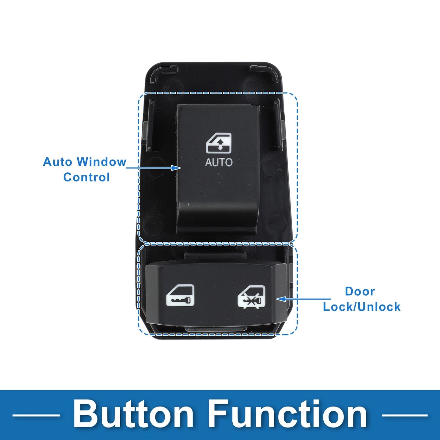 Front Passenger Side Power Window Switch for Chevrolet Epica (2005 - 2006)