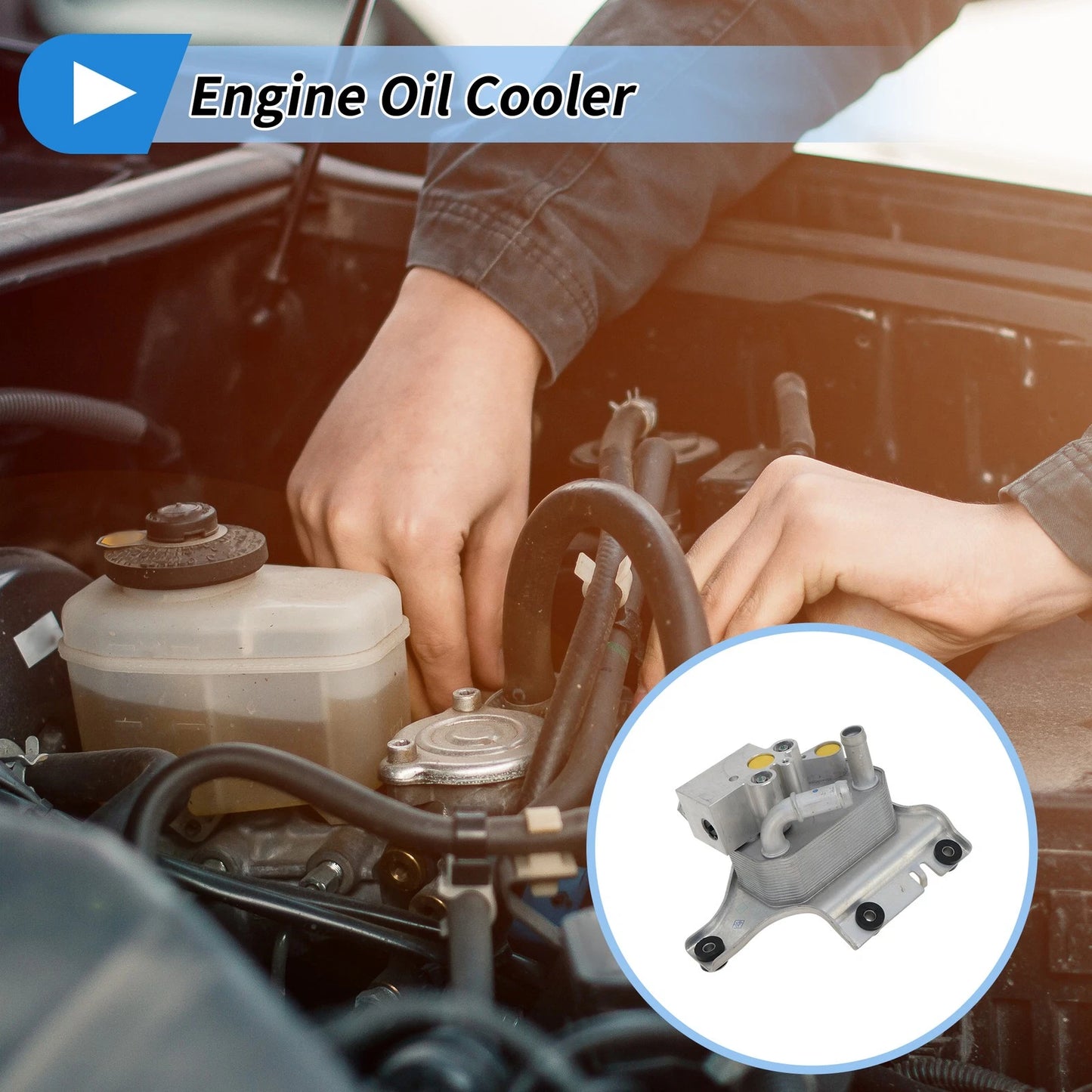 Engine Oil Cooler for Ford Expedition V6 3.5L (2020) - 1 x Quality Replacement