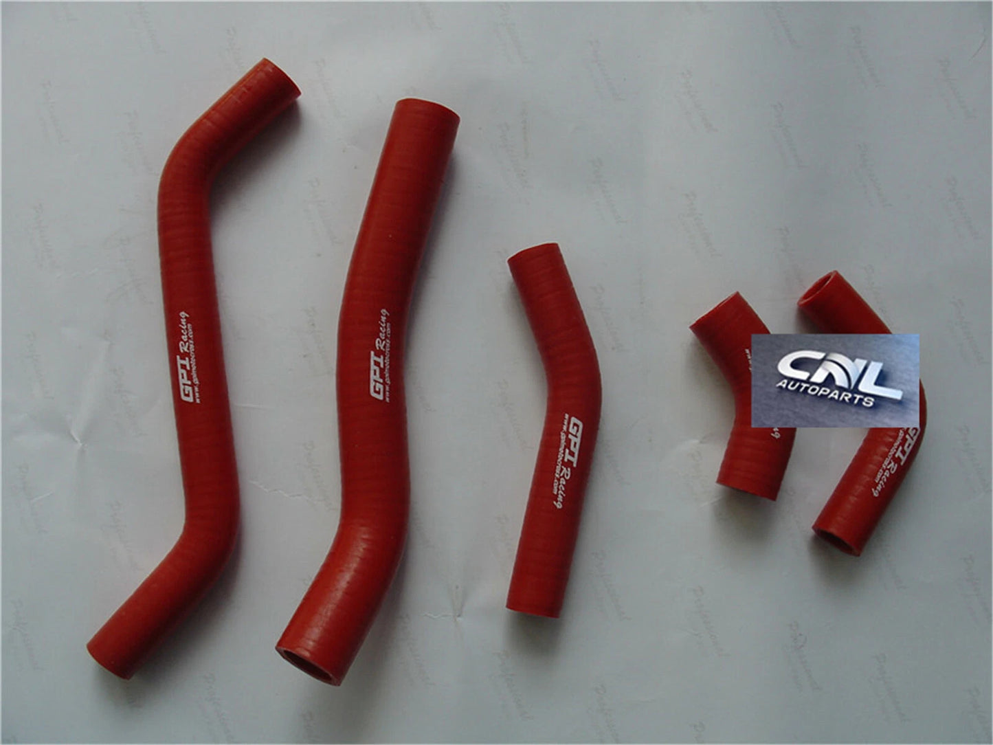 Silicone Radiator Hose for Kawasaki KXF450 KX450F (2006-2008) Red