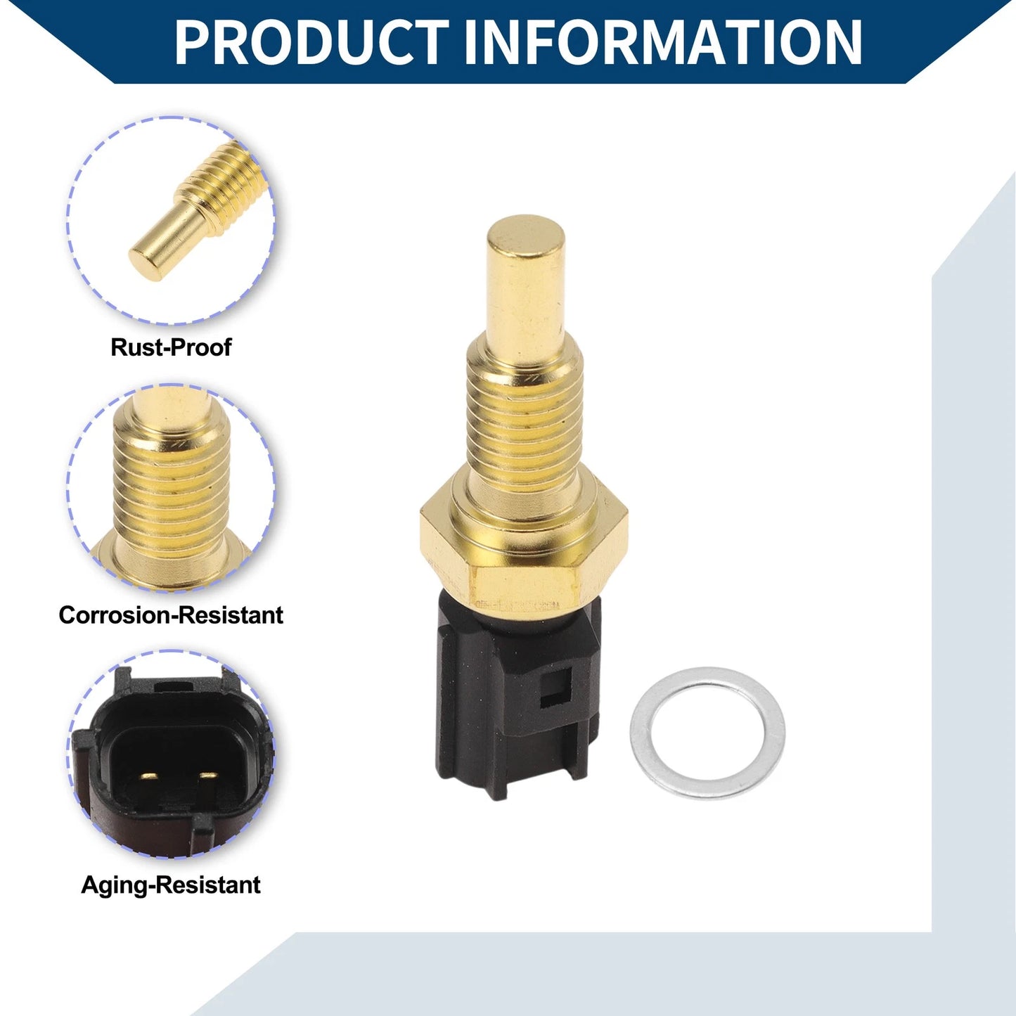 Engine Coolant Temperature Sensor for Ford (F65Z6G004AB)