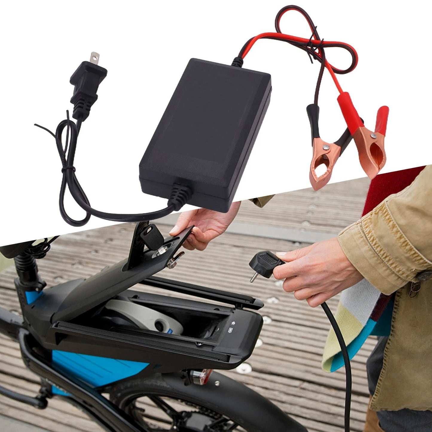 12V Lead-Acid Battery Charger for Various Models