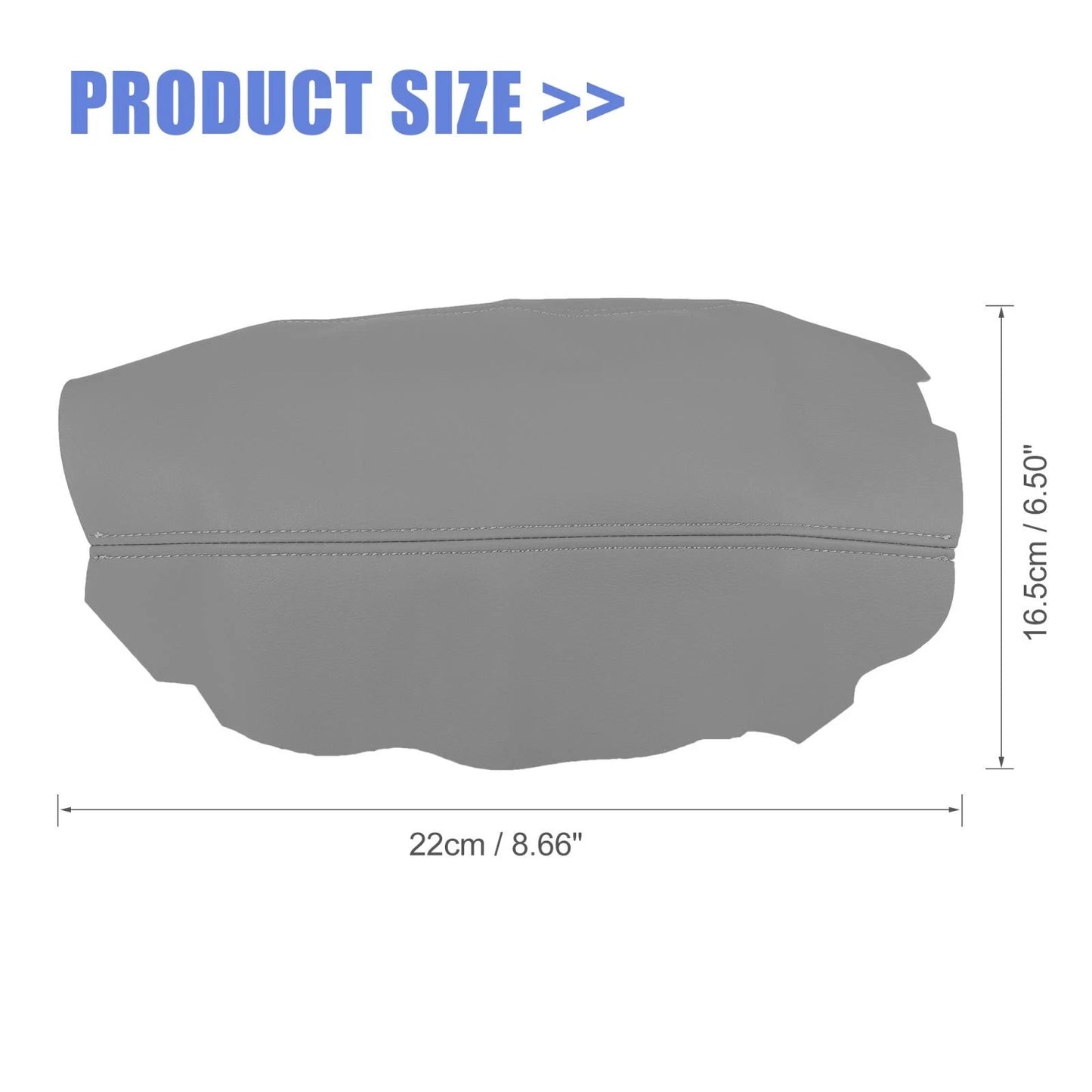 Center Console Lid Armrest Cover Microfiber Leather for Acura TSX (2009 - 2014)
