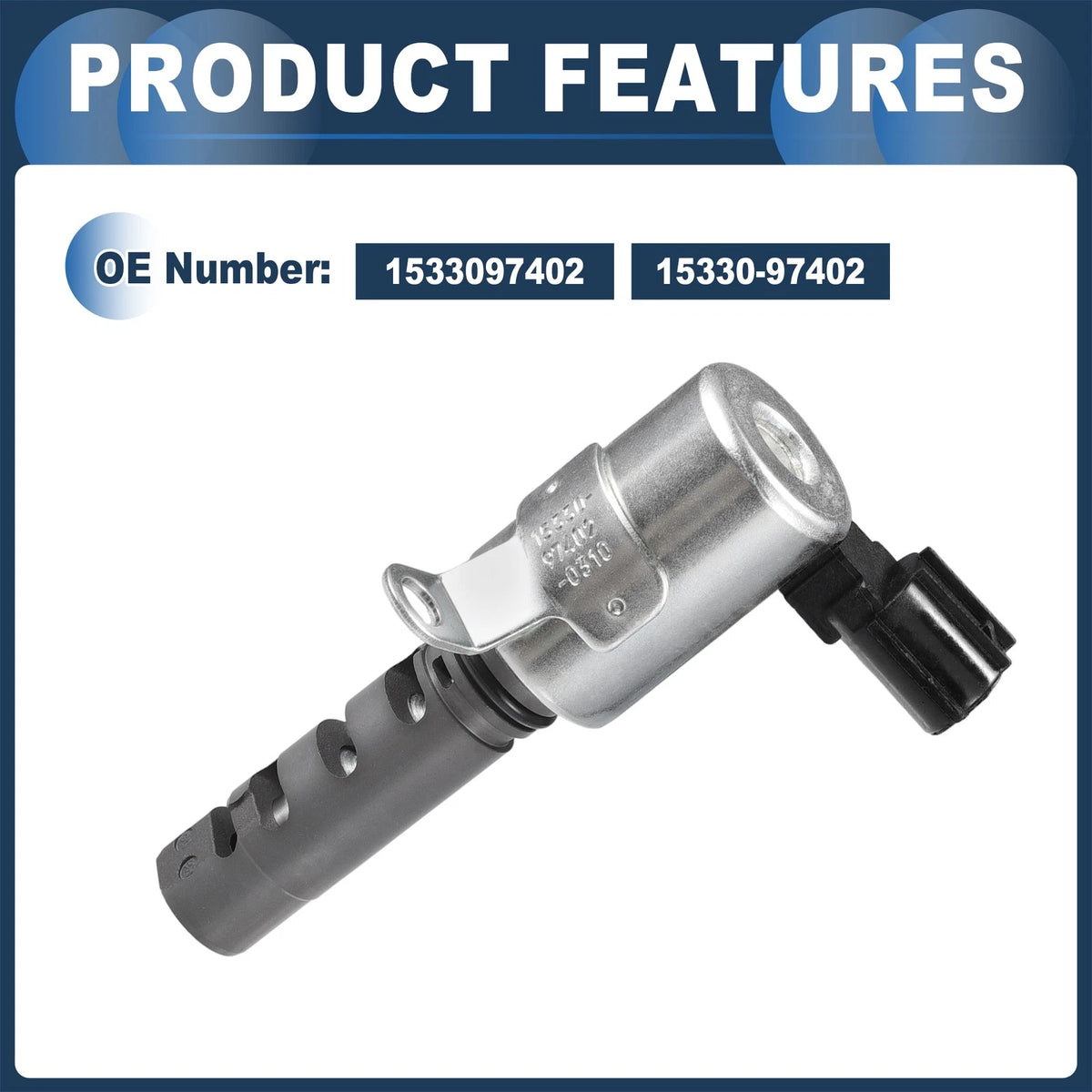 2 x VVT Solenoid Valves for Toyota Avanza (2010-2023)