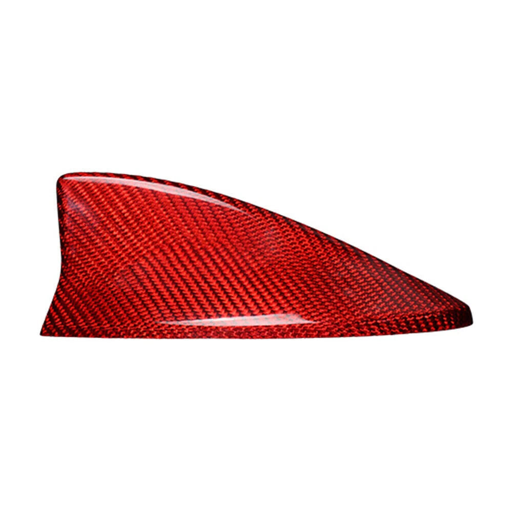 Red Carbon Fiber Shark Fin Antenna Cover for Lexus LS LX ES IS NX RX RC UX (2015-2023)