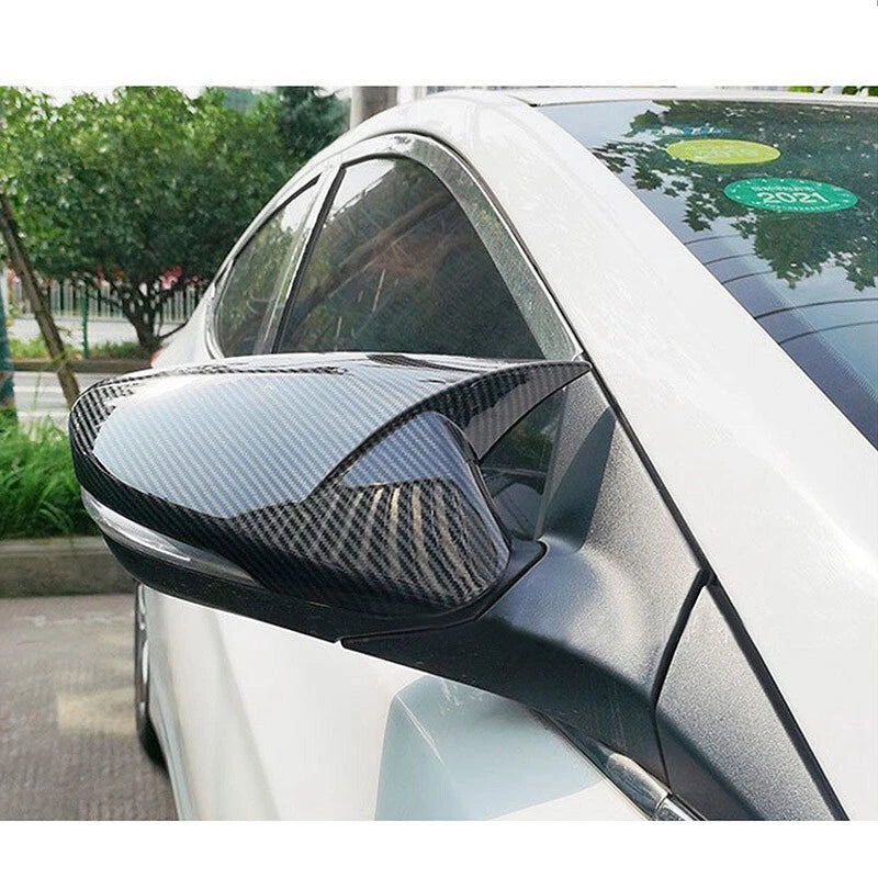 Carbon Fiber Rear View Mirror Cover Trim 2 x for Hyundai Veloster (2012-2017)