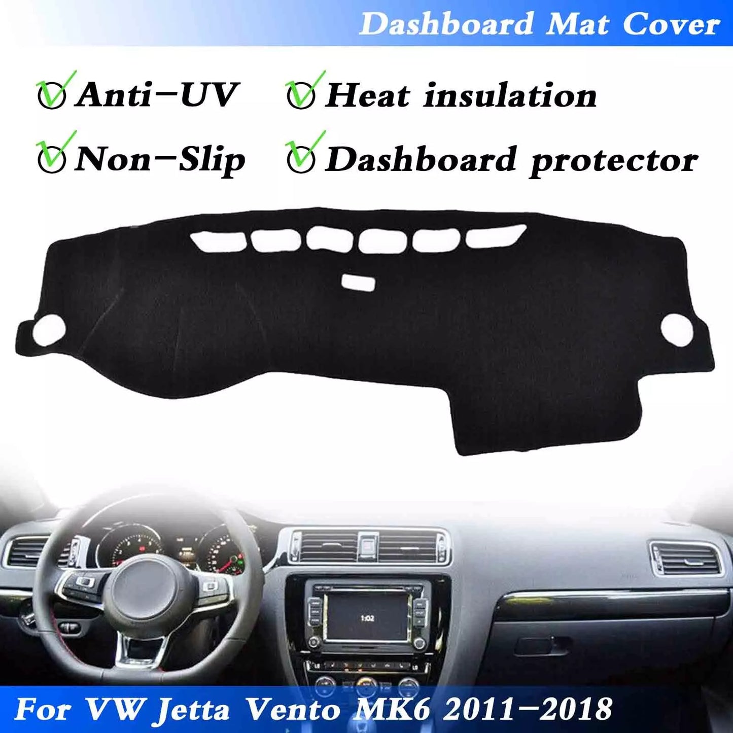 Dashboard Cover for Jetta Vento MK6 2011-2018 (2011-2018)