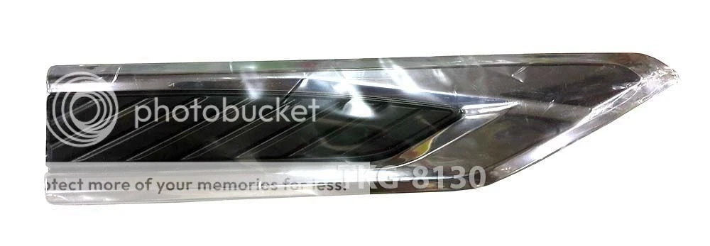 Chrome Side Vent Cover Trim for Mitsubishi Pajero Sport (2015-2017)