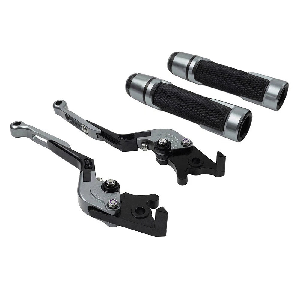 CNC Folding Extendable Brake Clutch Levers & Grips for SPEED TRIPLE