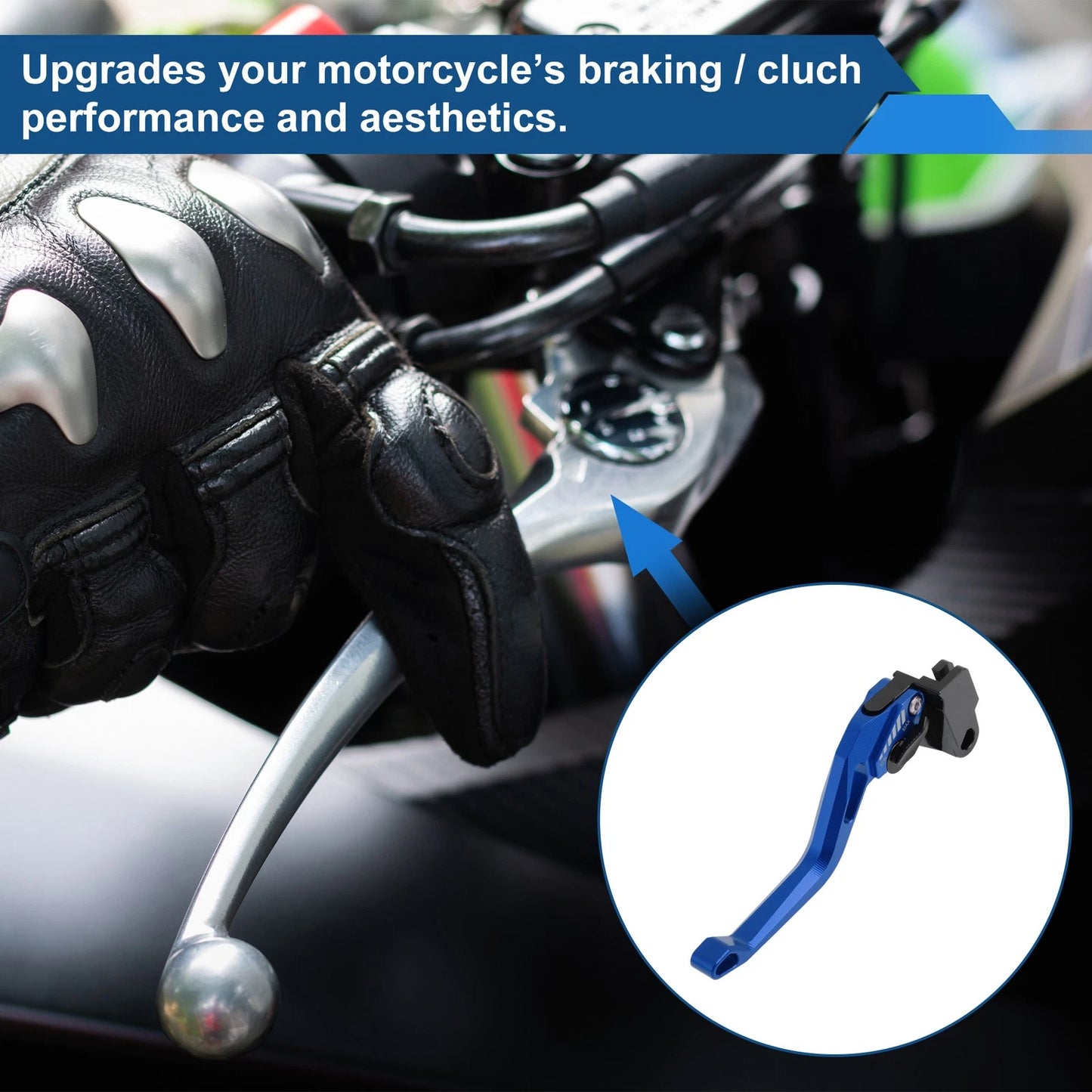 Adjustable Short Brake Clutch Lever for Kawasaki ZX6R ZX 6R 636 ZX-6R (2019–2025)