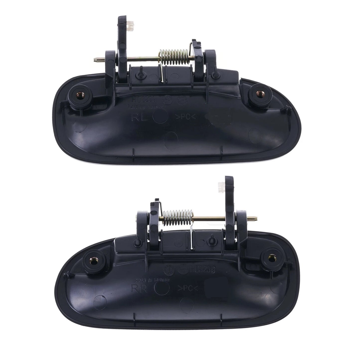 4pc Front/Rear Outer Door Handle Black for Honda Civic EK (1996–2000)