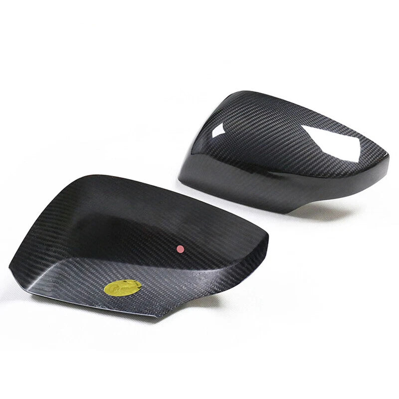 Real Carbon Fiber Side Mirror Cover Overlay fit For SUBARU WRX STI 2015-2020