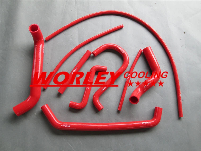 Silicone Radiator Coolant Hose Red for Ford Falcon AU1 AU2 4.0L 6 Cyl (98-02)