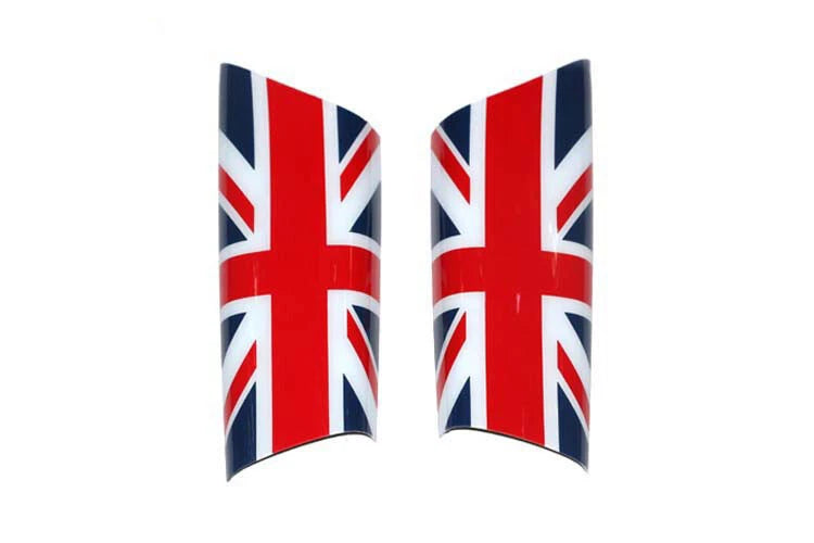 Pair Union Jack Interior Door Handle Knob Cover for Mini Cooper R55 R56 R57 R58