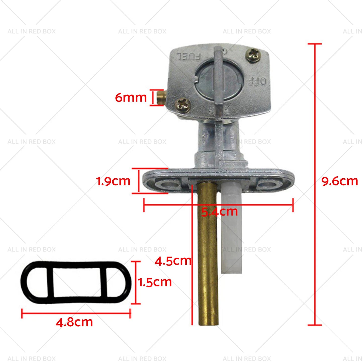 5/16" Fuel Valve Switch Petcock for Kawasaki VN1500, KL650, Bayou 300, Suzuki DR200 (1990-2006)