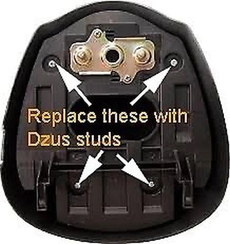 Rear Hump into Storage Dzus Mod Kit for Suzuki Hayab GSX1300R (1999–2007)