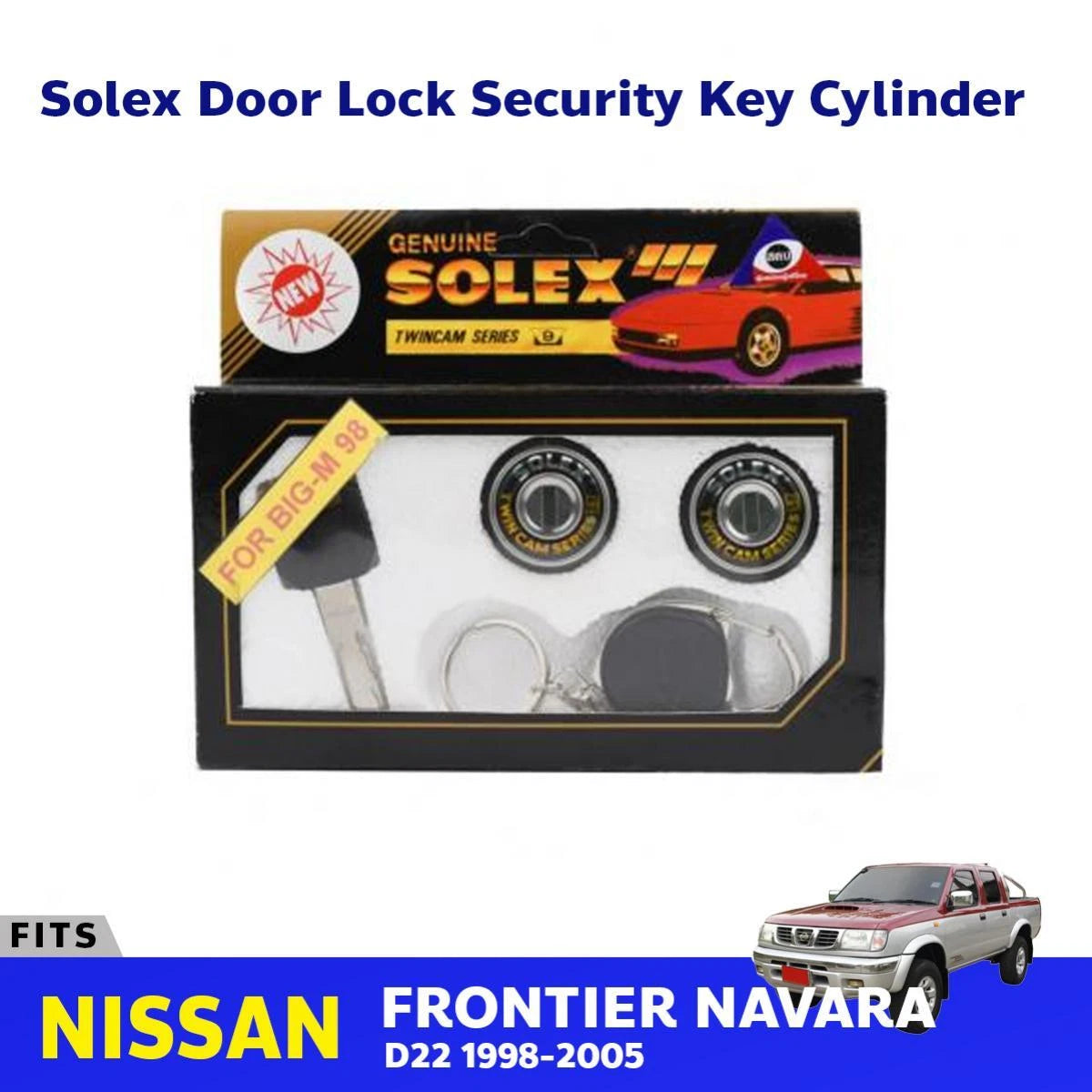 Solex Lock Security Key Door Set Fits Nissan Frontier Navara Pickup 1998-05 D05