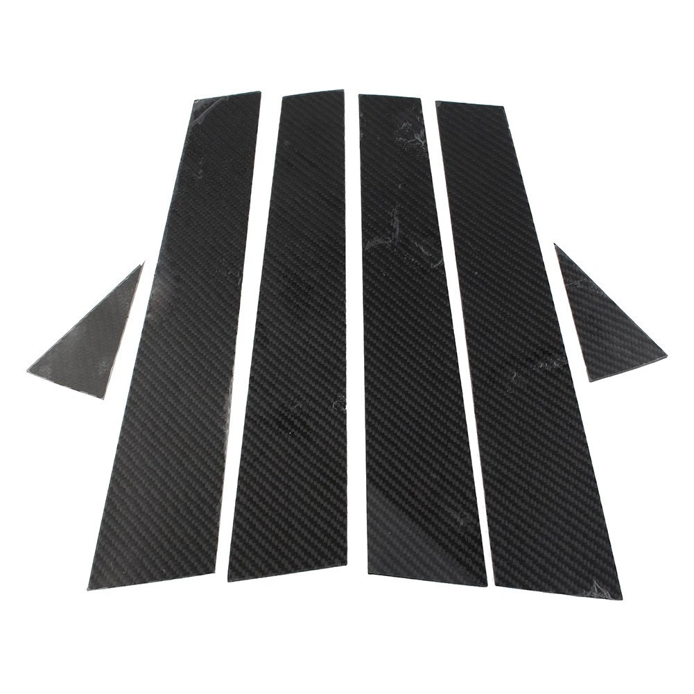 6 x Exterior Door Window B Pillar Post Cover Trim for Audi A3 (2014-2018)