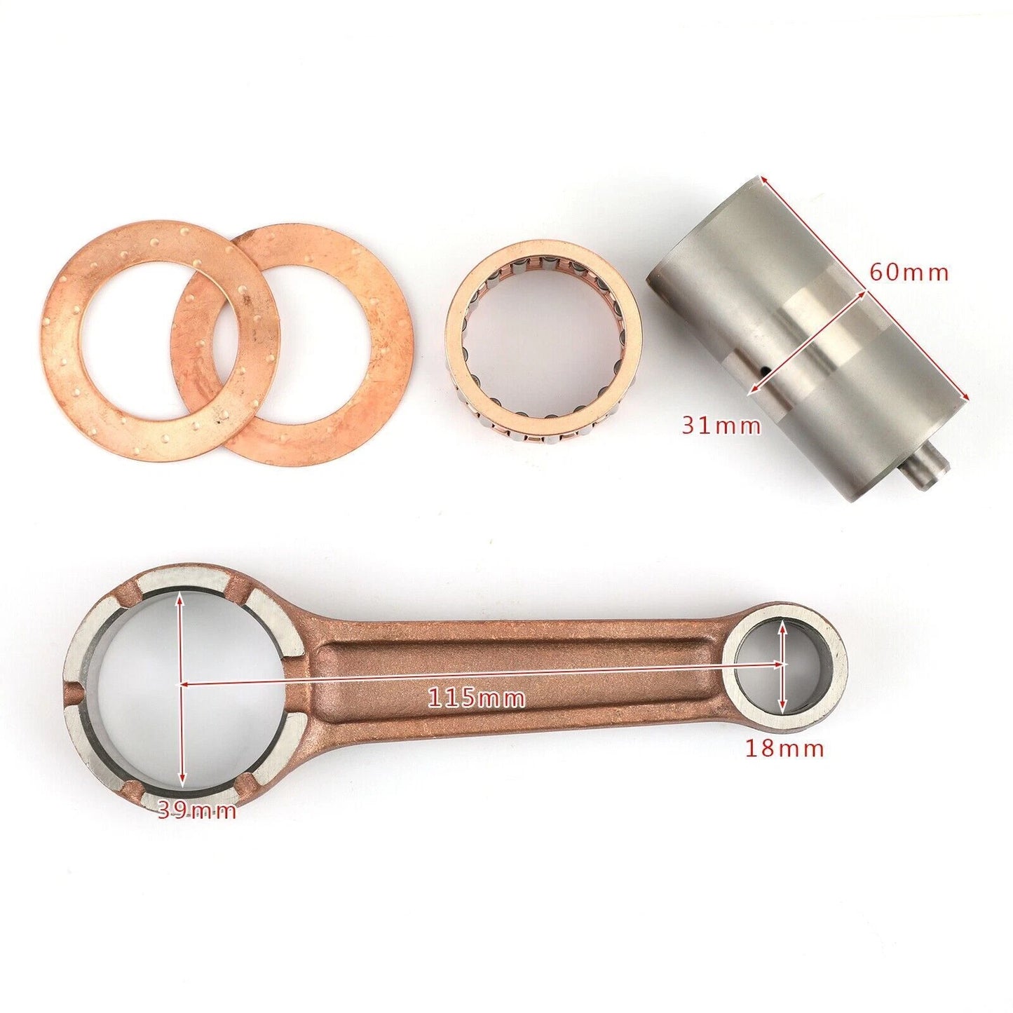 Connecting Rod Set for Suzuki GN250, TU250, DR250S, SP250 (1982-2000)
