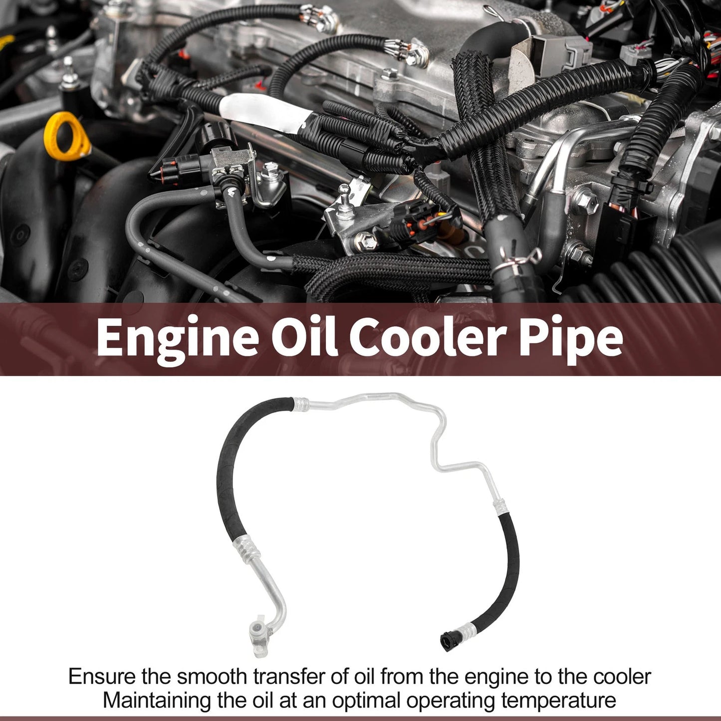 Inlet Engine Oil Cooler Tube for BMW 535i F10 (2009-2009)