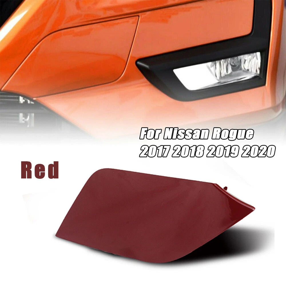 Red Tow Hook Cover for Nissan Rogue (2017-2020)