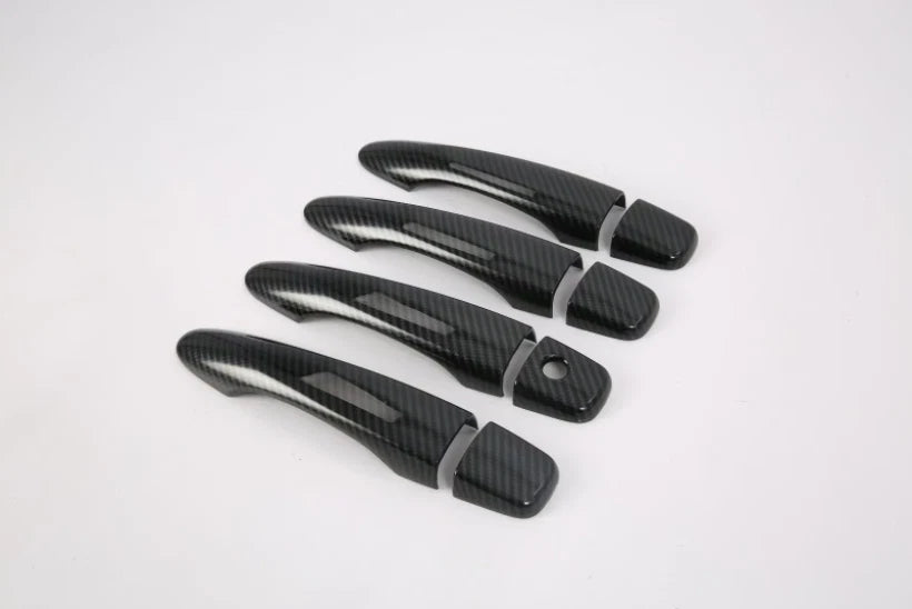 8X Carbon Fiber Door Handle Cover Trim for Nissan Rogue Sport (2017-2021)