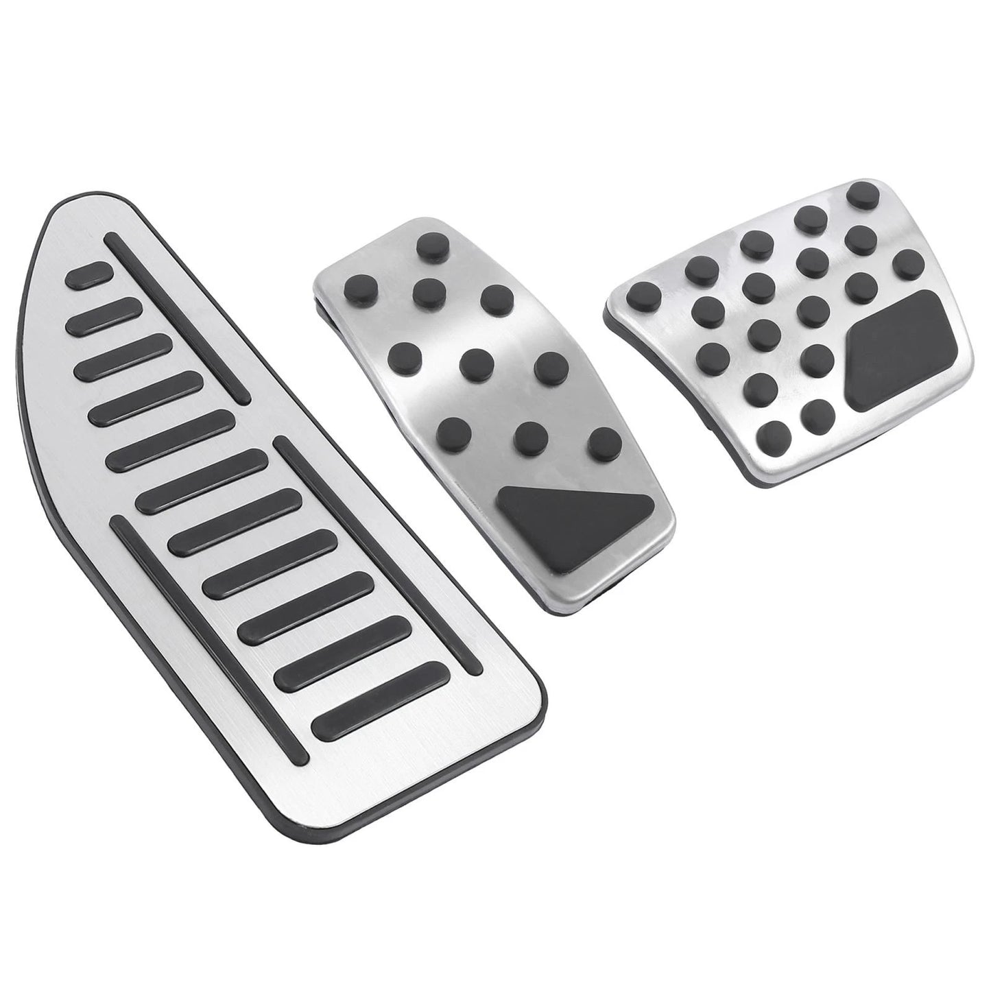Footrest Accelerator Brake Pedal Pads Covers for Jeep Compass (2017-2021)