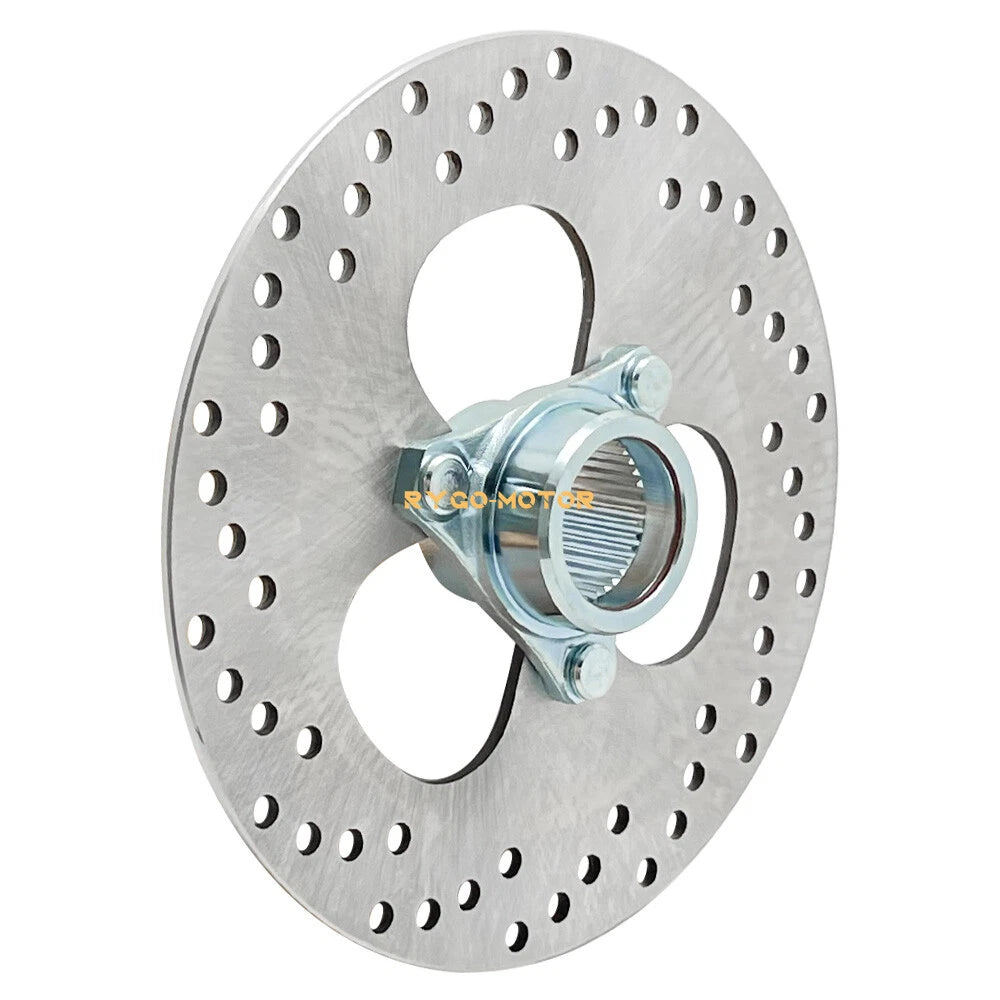Rear Brake Rotor Disc & Flange Hub for Honda FourTrax 250 TRX250X 2x4 (1987–1992)